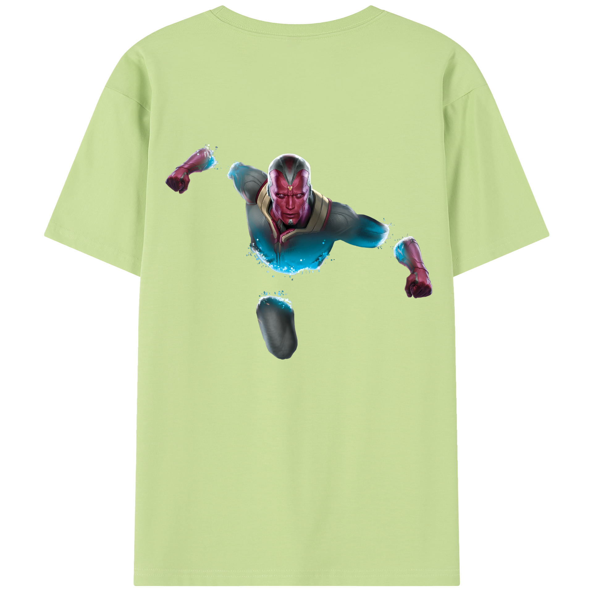 （画像用） アベンジャーズ The Avengers 綿100％半袖Tシャツ（背面プリント）